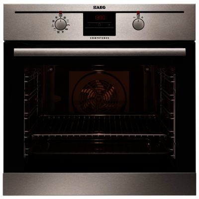 AEG BP300302KM Built-in Single Fan Oven in Stainless Steel AEG BP300302KM Built-in Single Fan Oven in Stainless Steel
